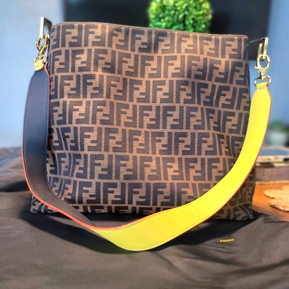 Fendi Brown Logo Bag